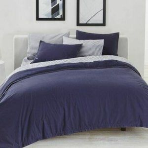 LACOSTE Home Relaxed & Washed Indigo Blue Duvet